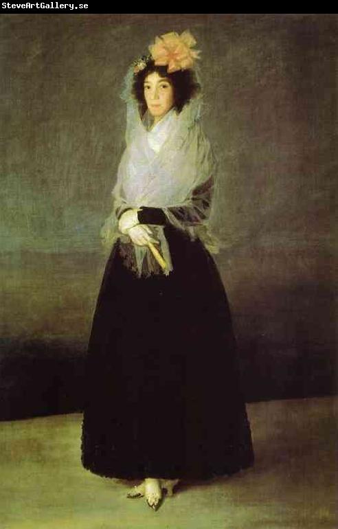 Francisco Jose de Goya The Countess of Carpio, Marquesa de la Solana.